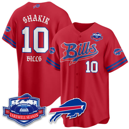 BUF Born x Raised Baseball Jersey - Stitched-NQD