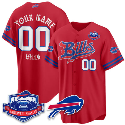 BUF Born x Raised Baseball Custom Jersey - Stitched-NQD