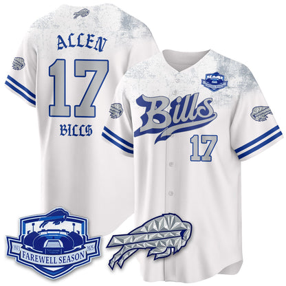 BUF Born x Raised Baseball Jersey - Stitched-NQD