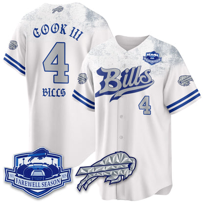 BUF Born x Raised Baseball Jersey - Stitched-NQD