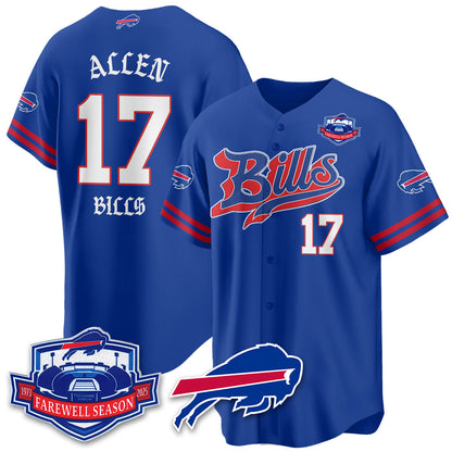 BUF Born x Raised Baseball Jersey - Stitched-NQD