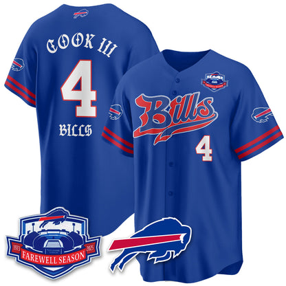BUF Born x Raised Baseball Jersey - Stitched-NQD
