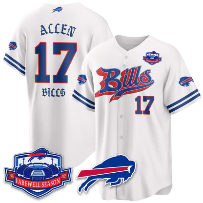 BUF Born x Raised Baseball Jersey - Stitched-NQD