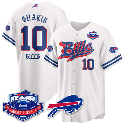 BUF Born x Raised Baseball Jersey - Stitched-NQD