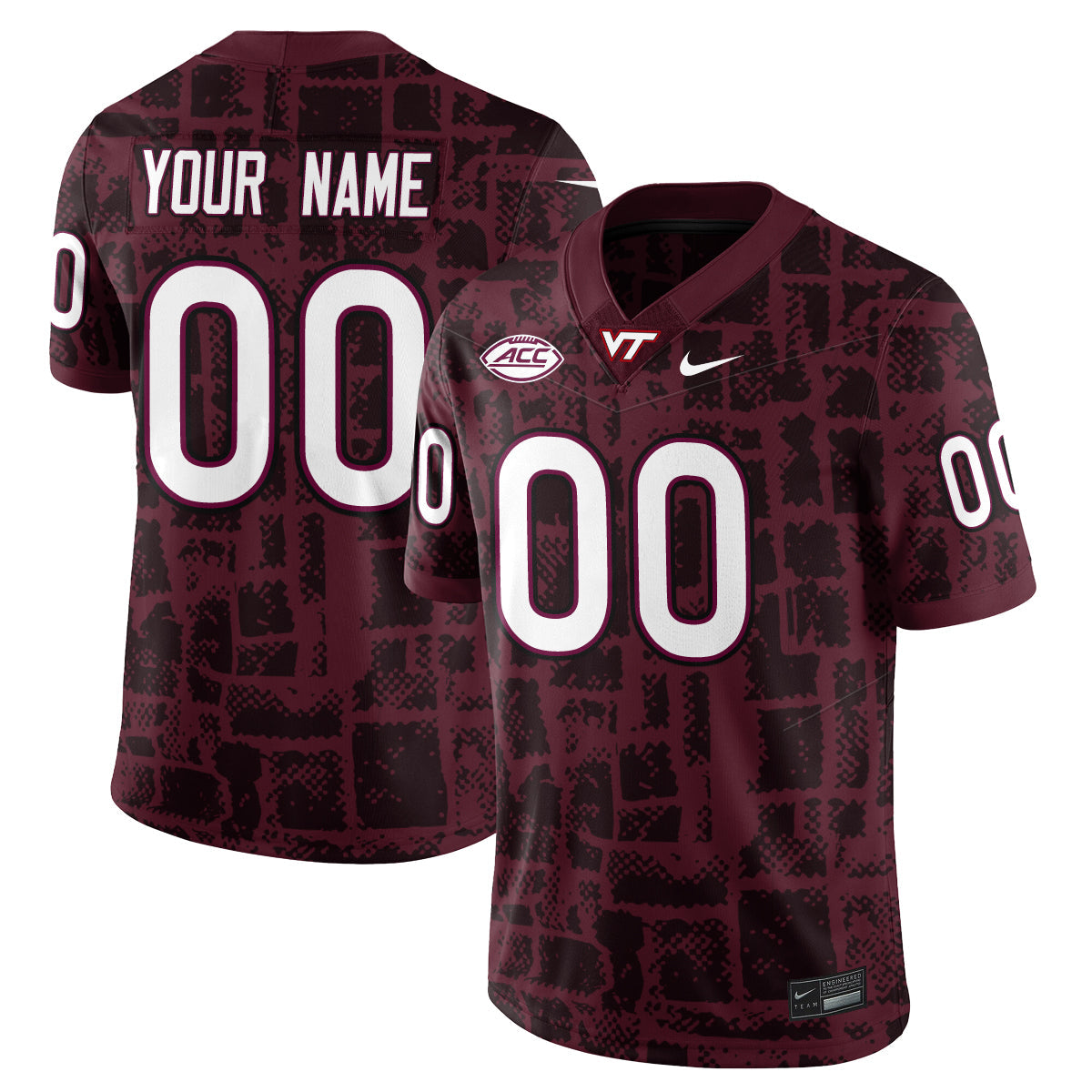 Virginia Tech Football Vapor Limited Custom Jersey - Stitched-NQD