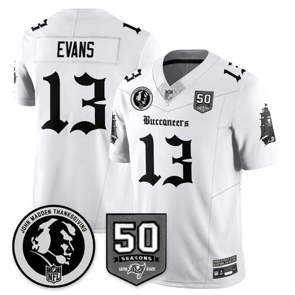 TB Gothic Vapor Limited Jersey - John Madden Patch - Stitched-NQD
