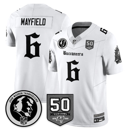 TB Gothic Vapor Limited Jersey - John Madden Patch - Stitched-NQD