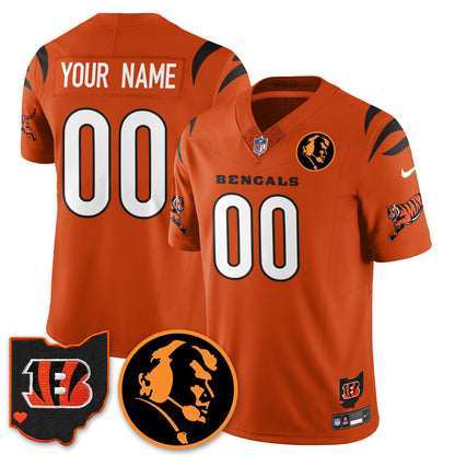CIN Vapor Limited Jersey - John Madđen Patch - All Stitched