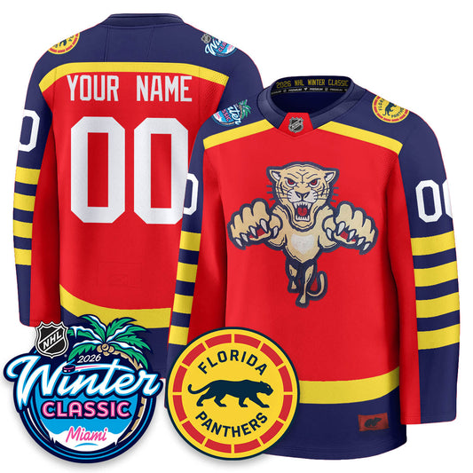 Custom FLA Winter Classic Hockey Jersey - All Stitched