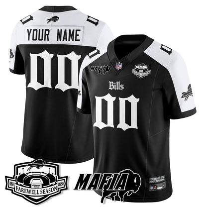 BUF Mafia Gothic Vapor Limited Jersey - Farewell Highmark Patch - Stitched-NQD