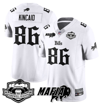 BUF Mafia Gothic Vapor Limited Jersey - Farewell Highmark Patch - Stitched-NQD