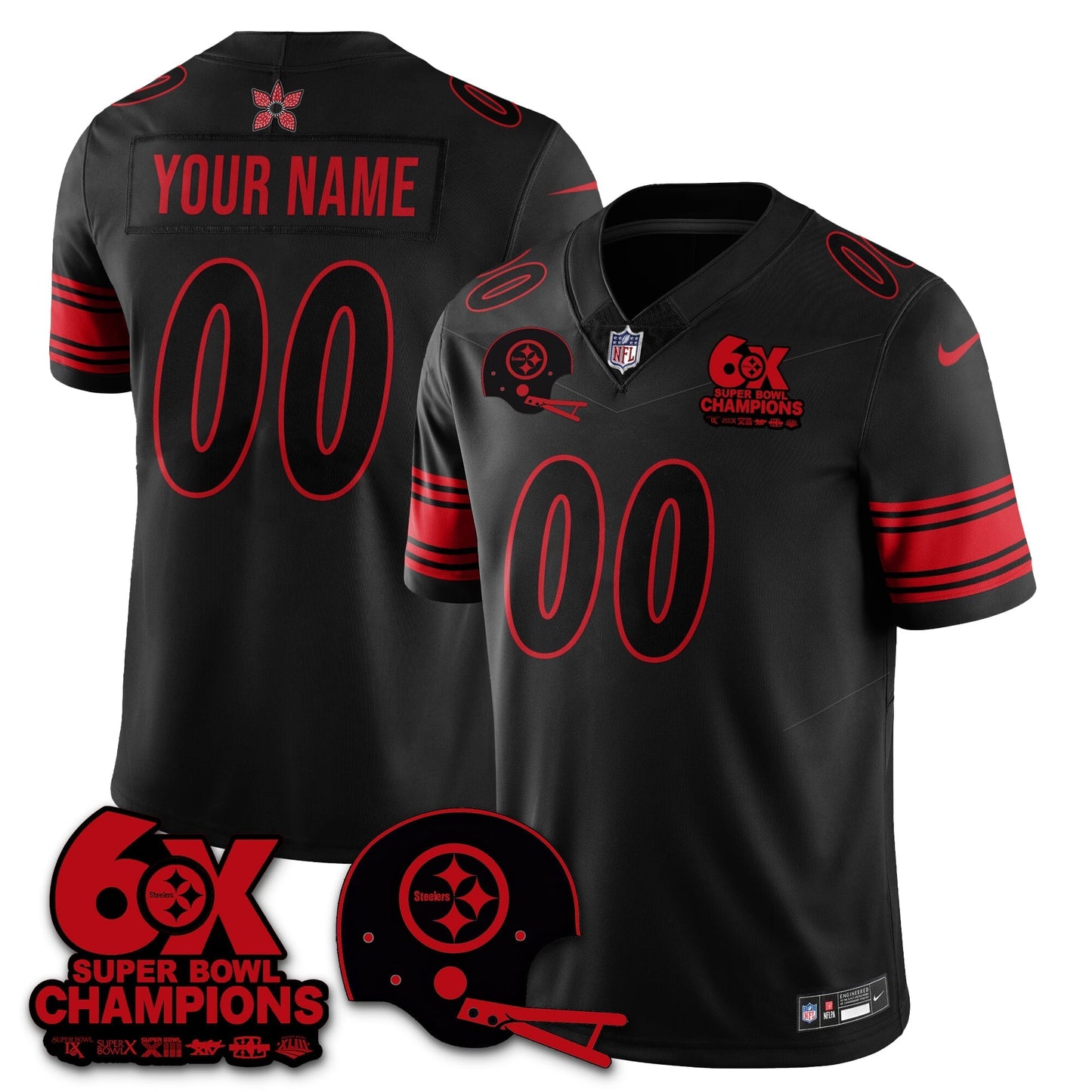 PIT 'Stranger Things Edition' Vapor Limited Custom Jersey - All Stitched