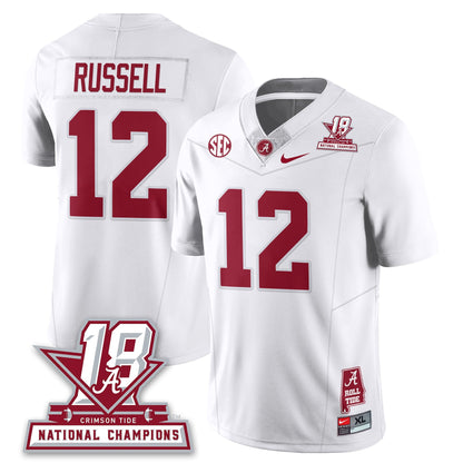 BAMA 18x-Time National Champions Vapor Limited Jersey - All Stitched