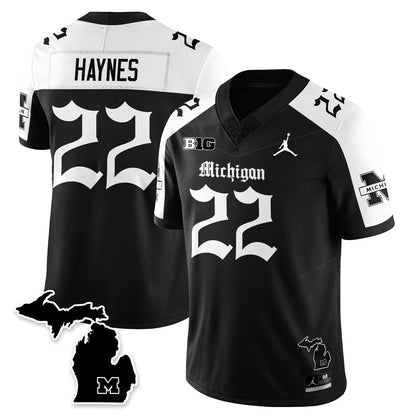 MICH Gothic Vapor Limited Football Jersey - All Stitched