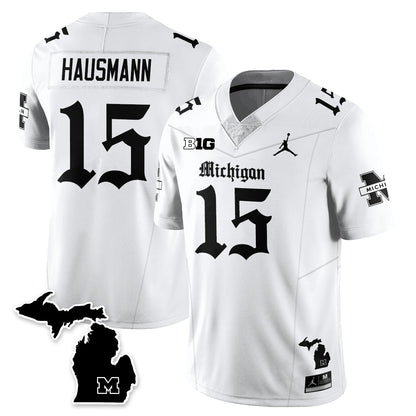 MICH Gothic Vapor Limited Football Jersey - All Stitched
