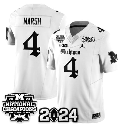 MICH Gothic 2023 National Champions Vapor Limited Football Jersey - All Stitched