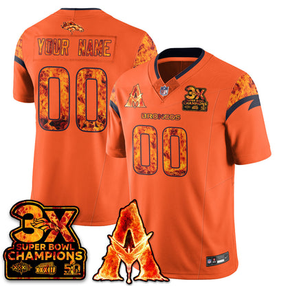 DEN x Avatar 3 Fire and Ash Jersey - All Stitched