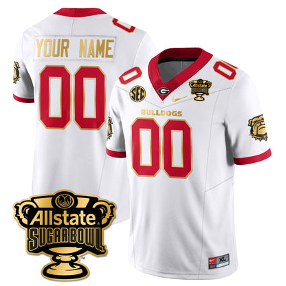 UGA Vapor Limited Football Jersey - Sugar Bowl - All Stitched
