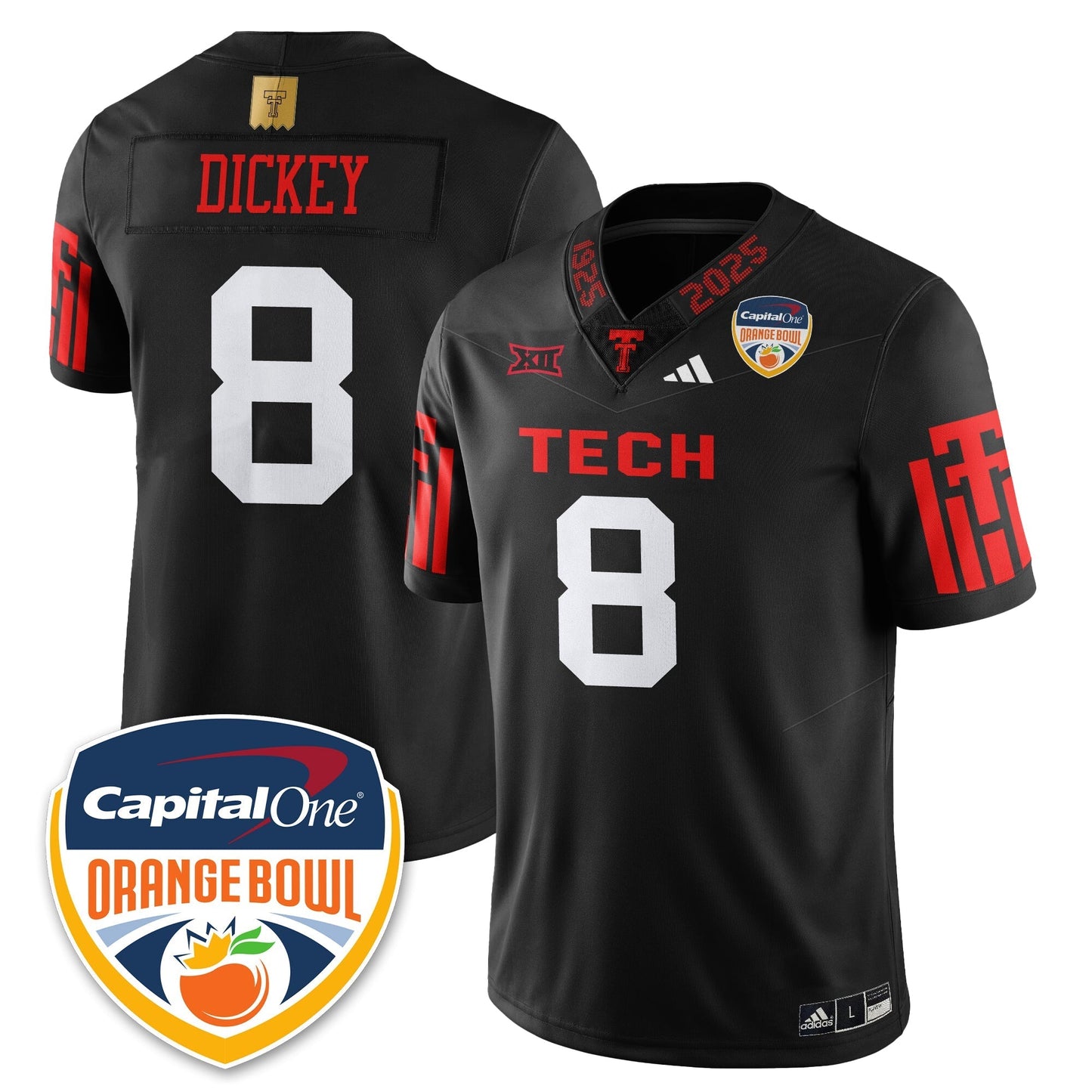 TTRR Football Vapor Limited Football Jersey - Orange Bowl - Stitched-NQD