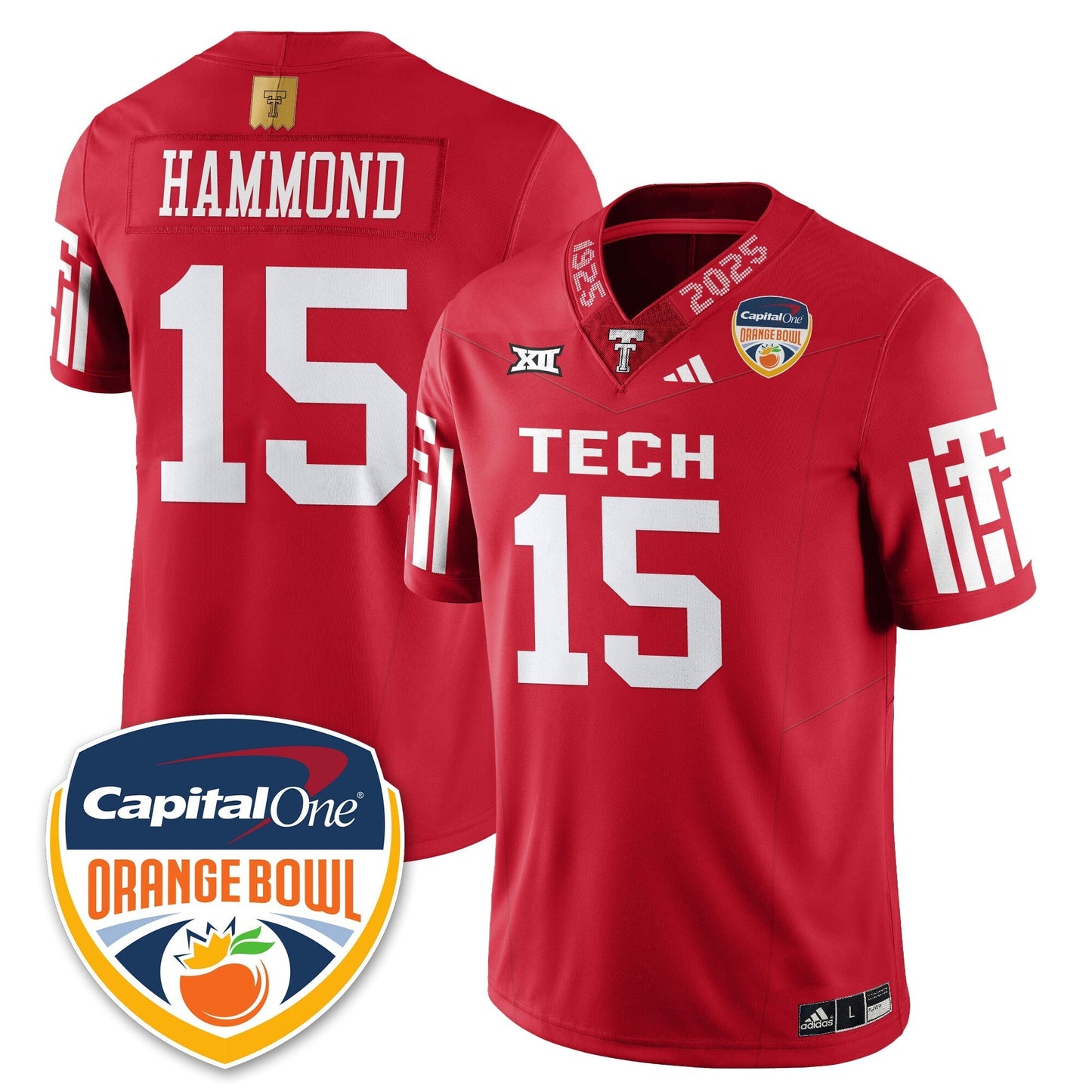 TTRR Football Vapor Limited Football Jersey - Orange Bowl - Stitched-NQD