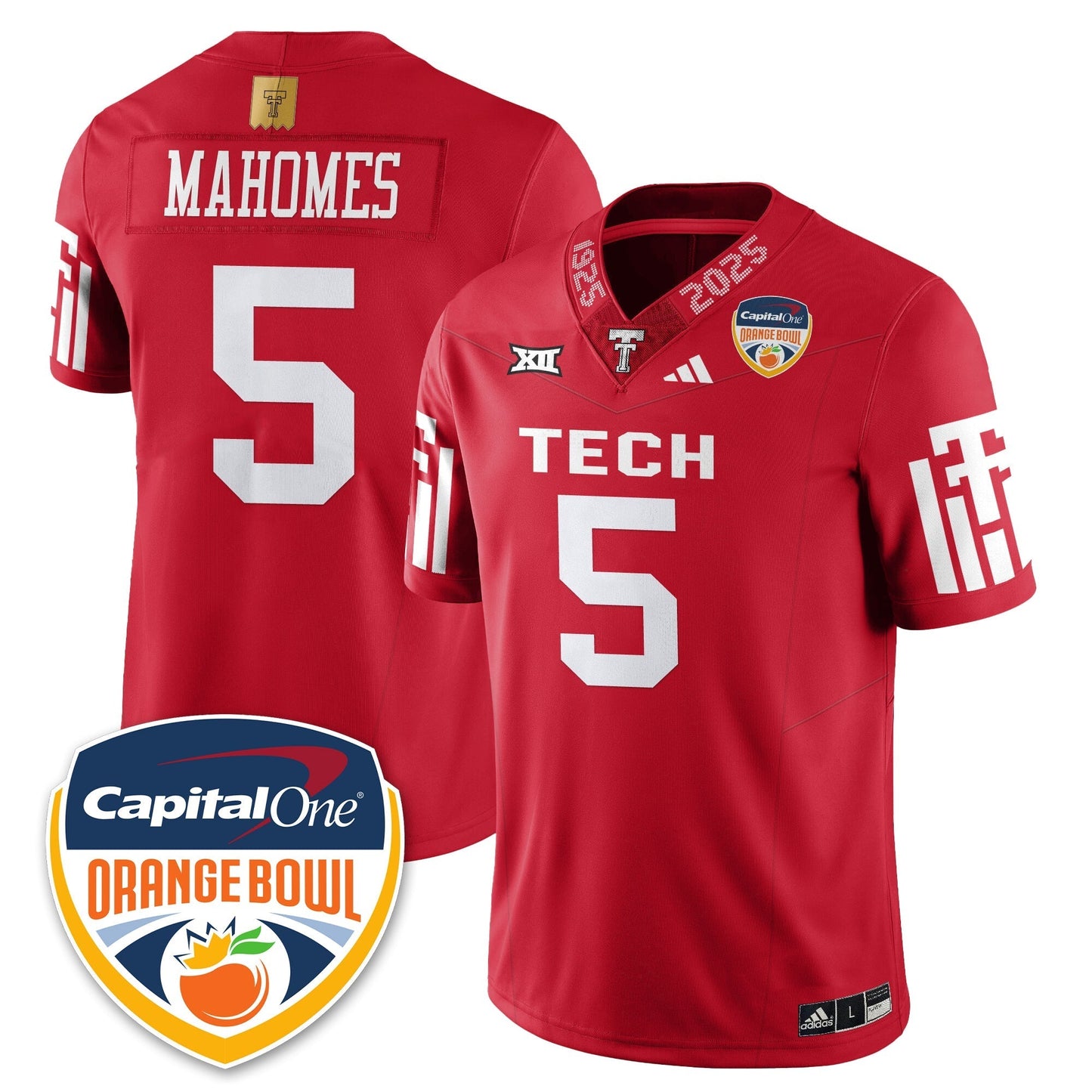 TTRR Football Vapor Limited Football Jersey - Orange Bowl - Stitched-NQD