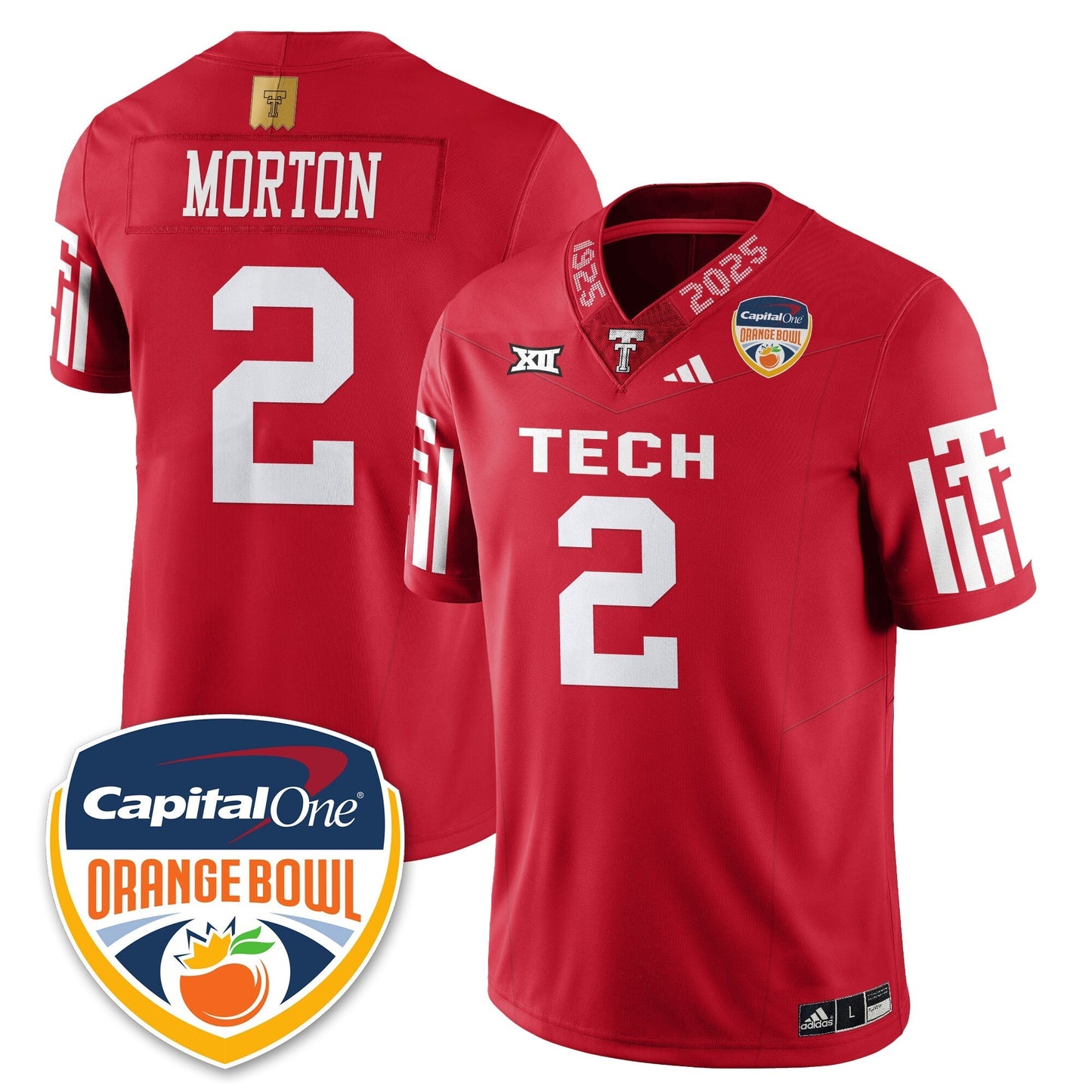 TTRR Football Vapor Limited Football Jersey - Orange Bowl - Stitched-NQD