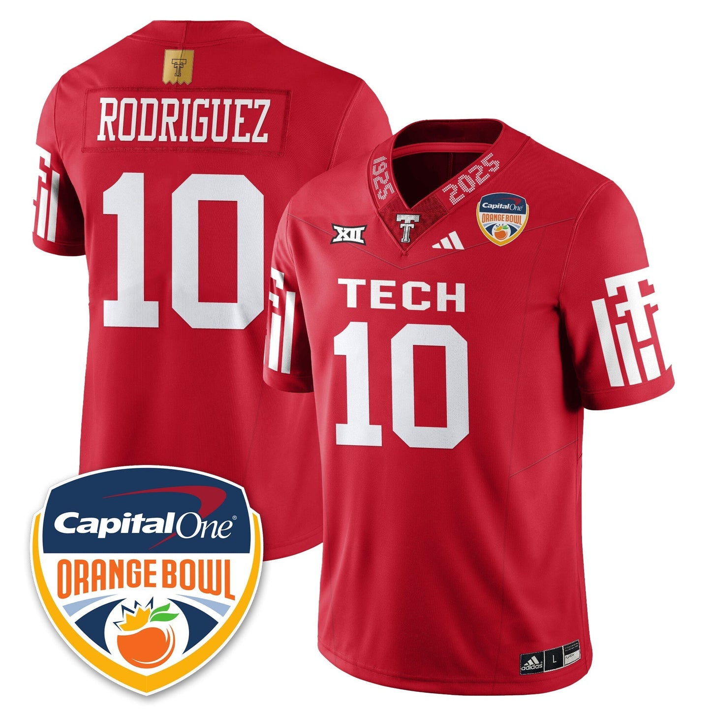 TTRR Football Vapor Limited Football Jersey - Orange Bowl - Stitched-NQD