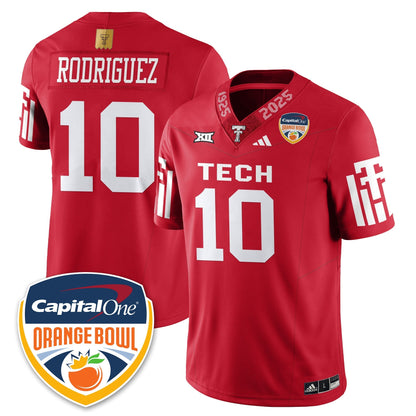 TTRR Football Vapor Limited Football Jersey - Orange Bowl - Stitched-NQD