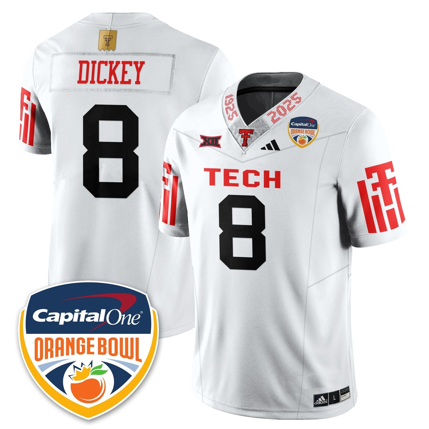 TTRR Football Vapor Limited Football Jersey - Orange Bowl - Stitched-NQD