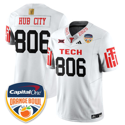 TTRR Football Vapor Limited Football Jersey - Orange Bowl - Stitched-NQD