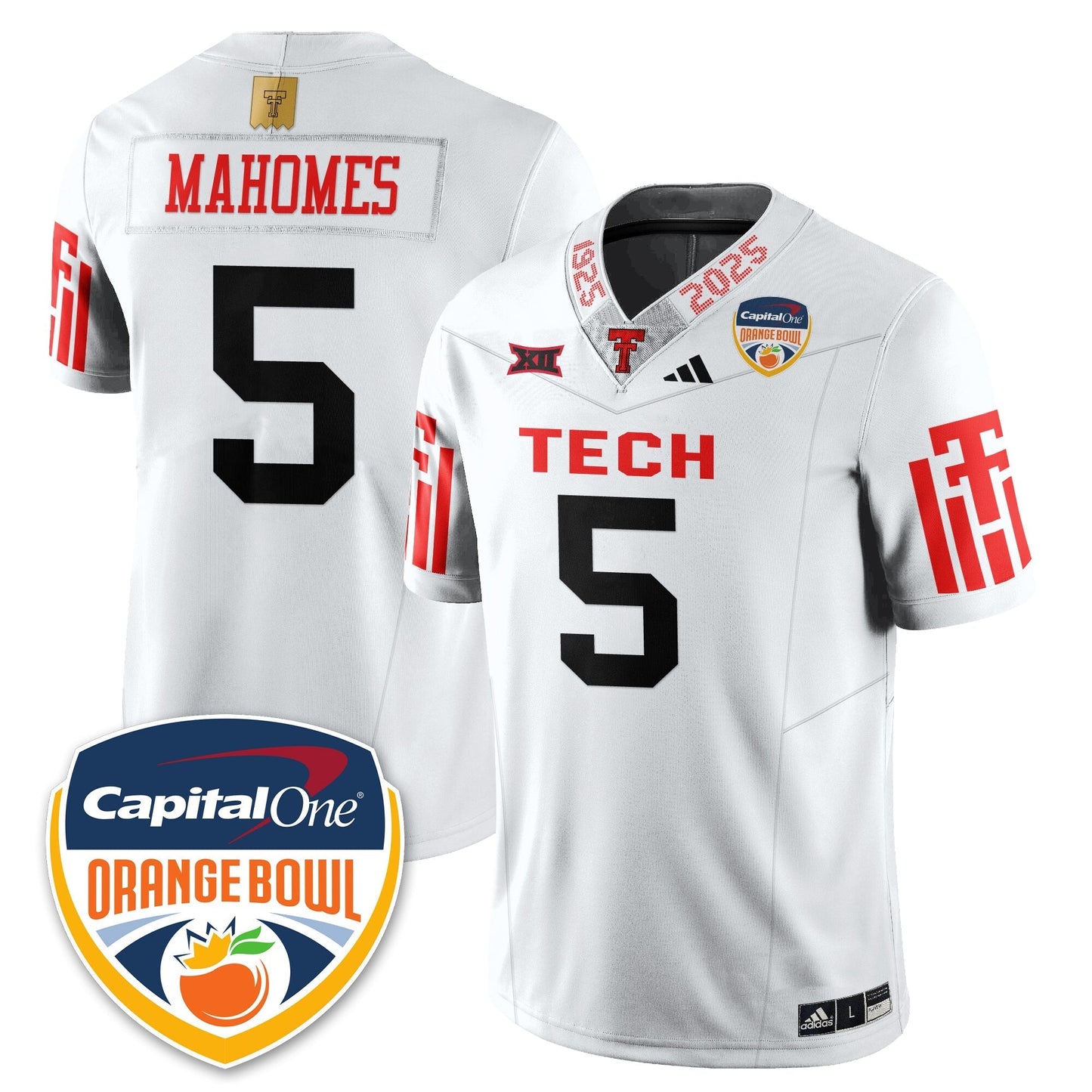 TTRR Football Vapor Limited Football Jersey - Orange Bowl - Stitched-NQD