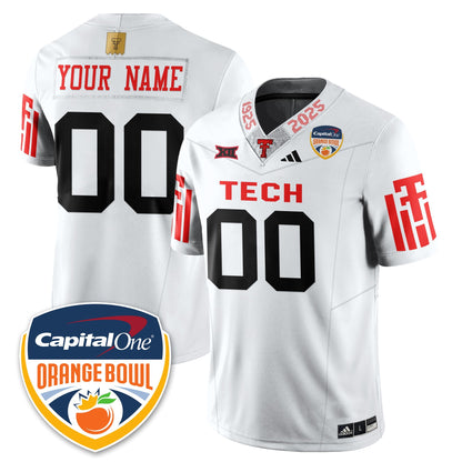 Custom TTRR Football Vapor Limited Football Jersey - Orange Bowl - All Stitched