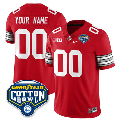 Ohio State Buckeyes Football Vapor Limited Custom Jersey - Cotton Bowl - All Stitched