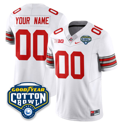 Ohio State Buckeyes Football Vapor Limited Custom Jersey - Cotton Bowl - All Stitched