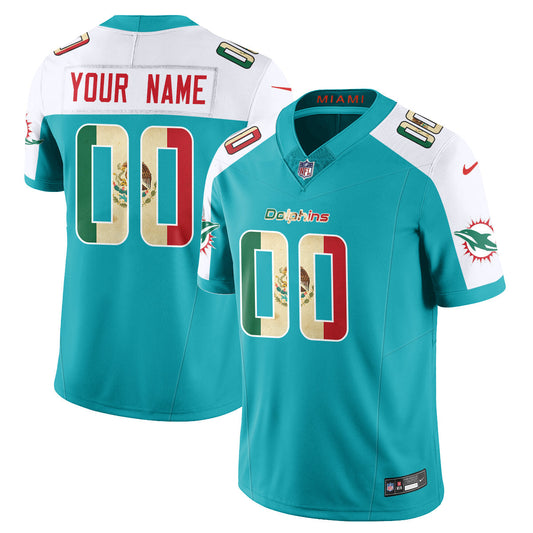 Custom MIA Mexico Vapor Limited Jersey - All Stitched