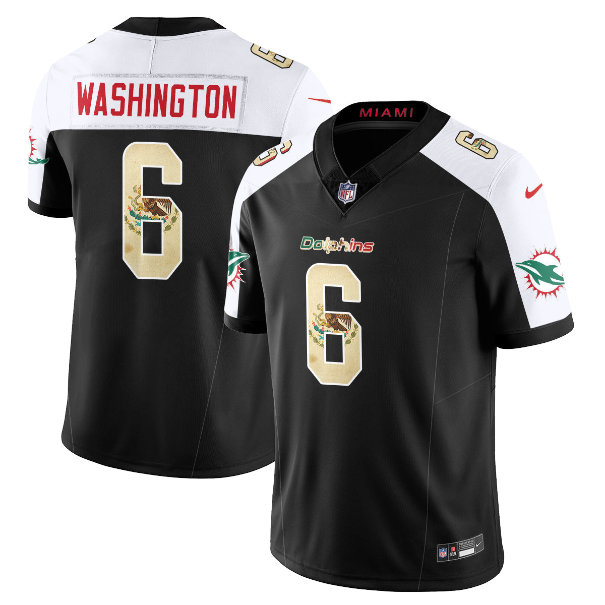 MIA Mexico Vapor Limited Jersey - All Stitched