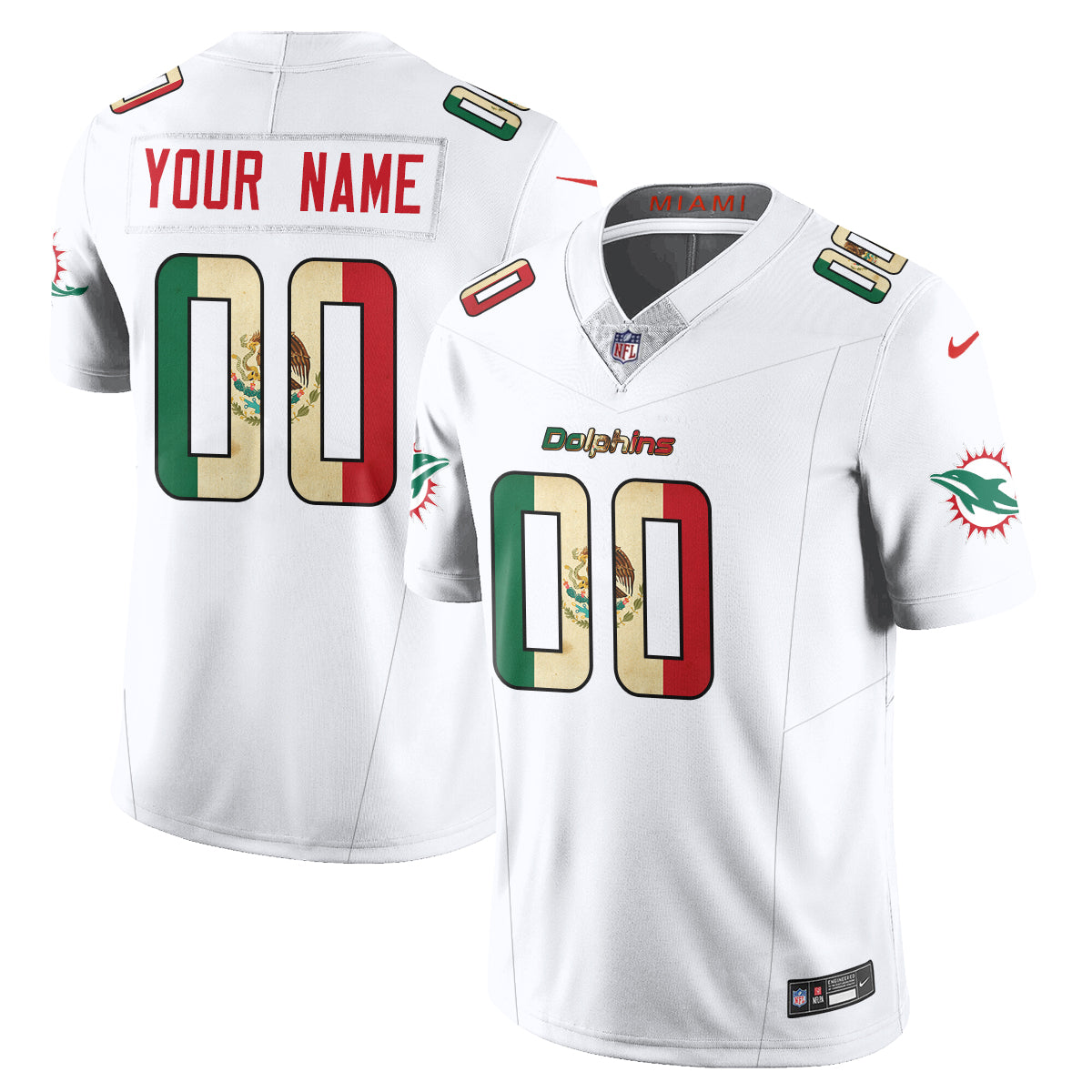 MIA Mexico Vapor Limited Jersey - All Stitched