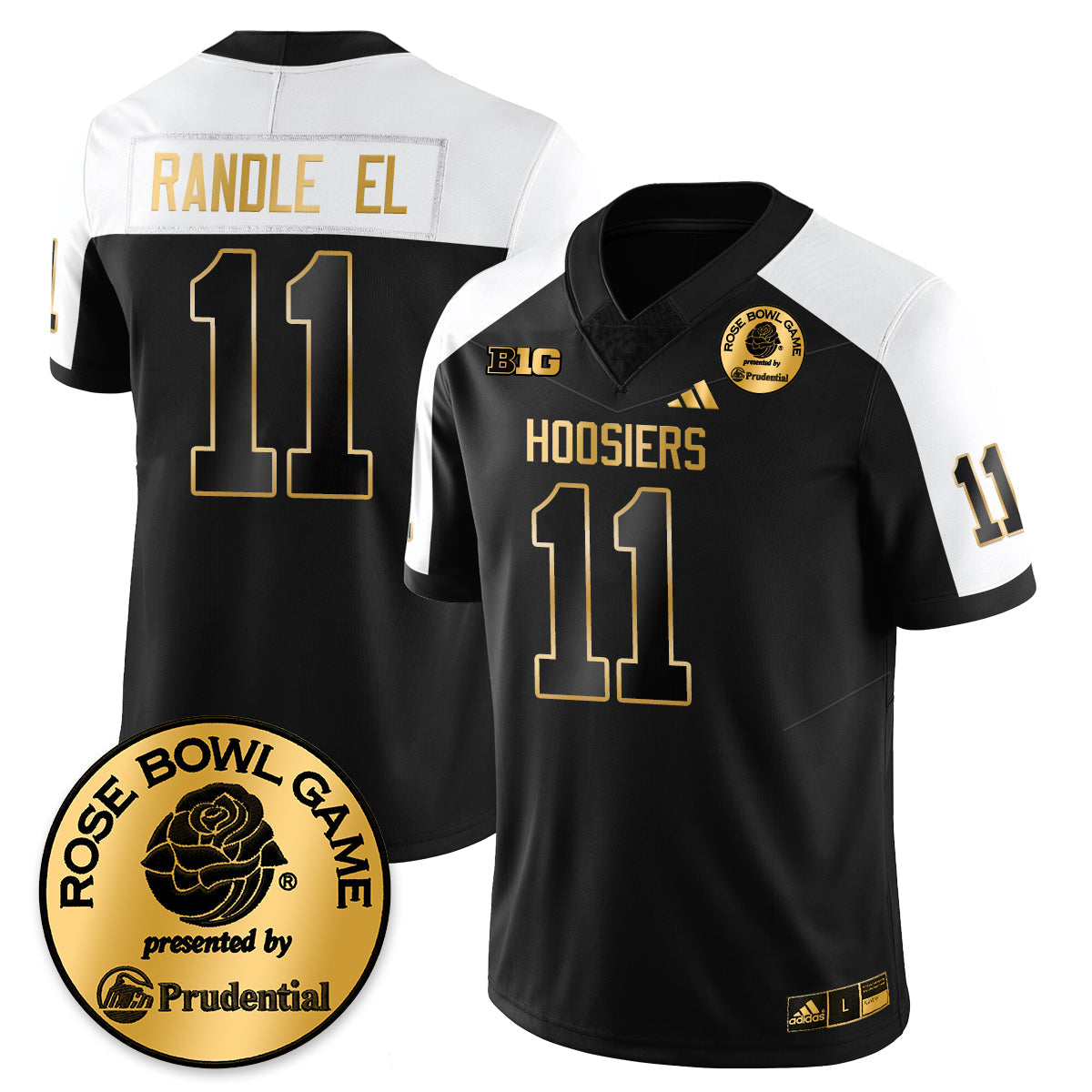 Indiana H Vapor Limited Football Gold Jersey - Rose Bowl - All Stitched