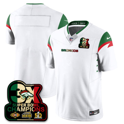 DEN Mexico Vapor Limited Jersey - All Stitched
