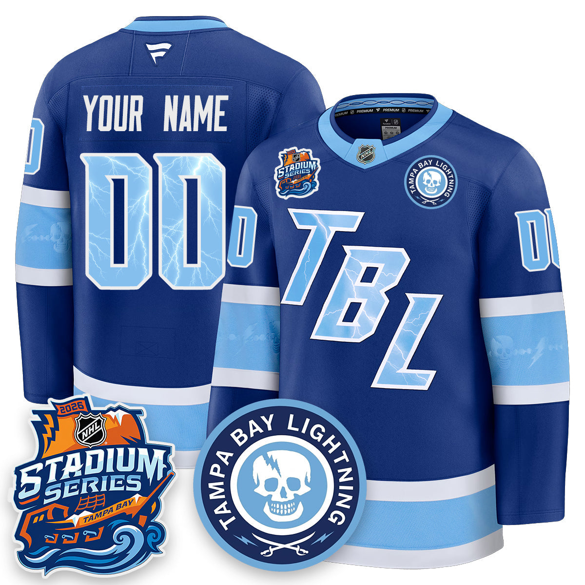 TBL Stadium Series Premium Custom Jersey - All Stitched