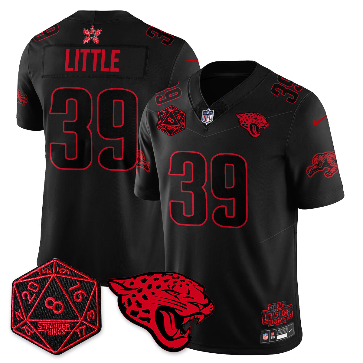 DET 'Stranger Things Edition' Vapor Limited Jersey - All Stitched