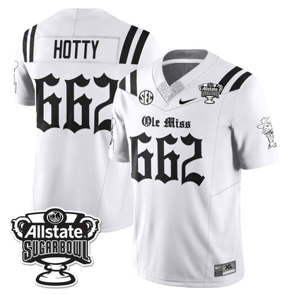 OMR 2025 Sugar Bowl Gothic Vapor Limited Football Jersey - All Stitched