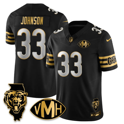 CHI Honor Virginia Halas McCaskey Vapor Limited Jersey - All Stitched