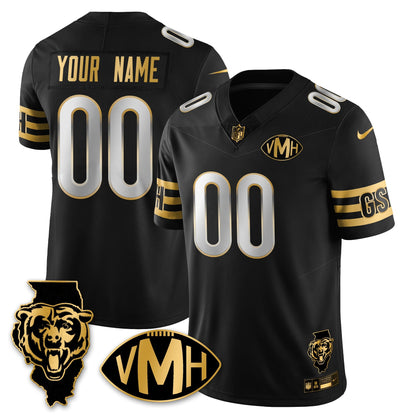 CHI Honor Virginia Halas McCaskey Vapor Limited Jersey - All Stitched