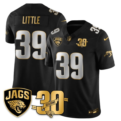 DET 30th Season Patch Throwback Gold Vapor Limited Jersey - All Stitched