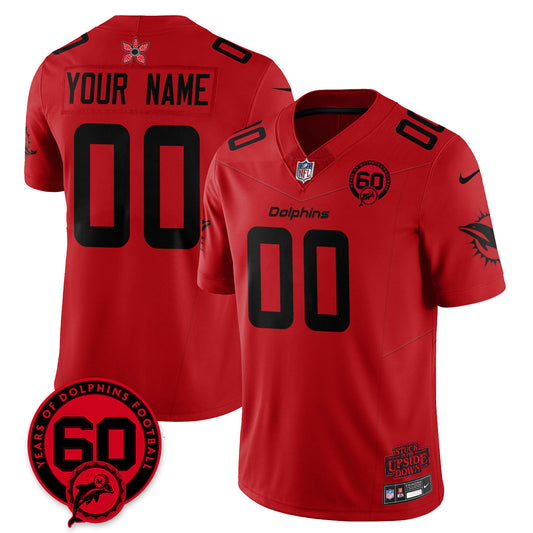MIA 60th Season Vapor Limited Custom Jersey - Stranger Things - All Stitched