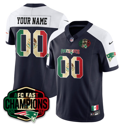 NE Mexico AFC East Division Champions Vapor Limited Jersey - All Stitched