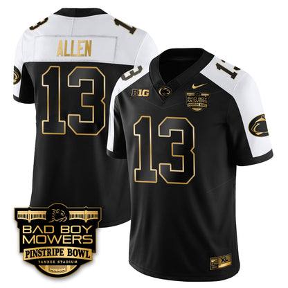 PSU Football Pinstripe Bowl Gold Jersey - All Stitched