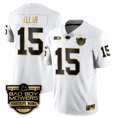 PSU Football Pinstripe Bowl Gold Jersey - All Stitched