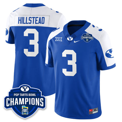 BYU Cougars Football 2025 Pop-Tarts Bowl Champions Jersey - All Stitched